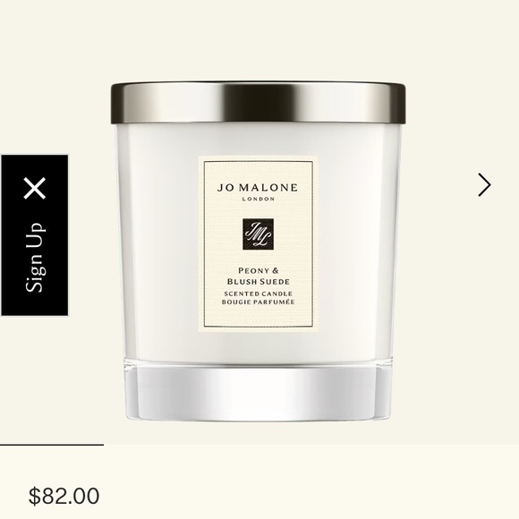 NEW Jo Malone London Peony and Blush Suede Scented Candle 200 g $82 FLAW